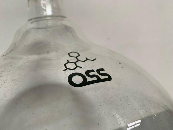Used OSS Laboratory Collection Flask w/ 2.25" Opening