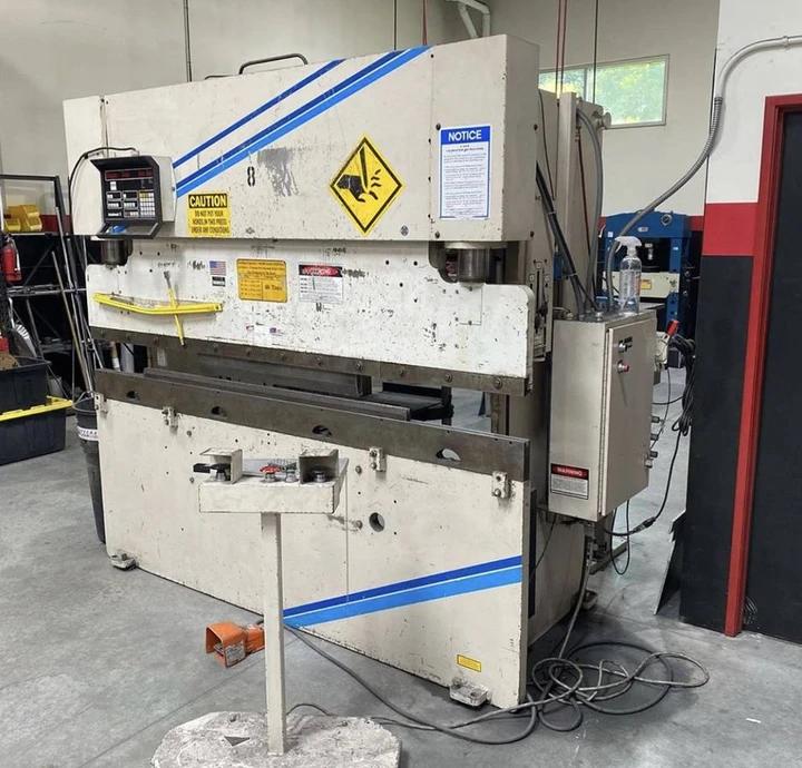 Used 60 TON X 8' WYSONG MTH-6096 HYDRAULIC CNC PRESS BRAKE #5678