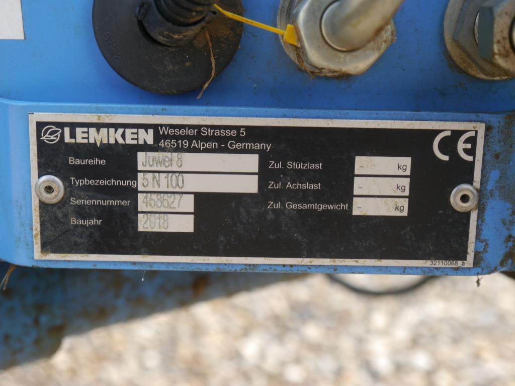 Used Lemken Juwel 8 5 Furrow Plough