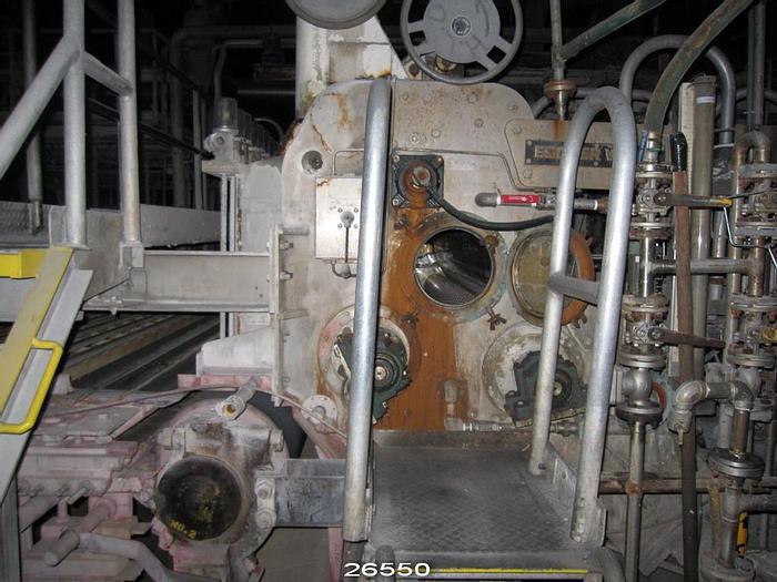 Used Voith  Headbox, 146" Pond Width, Air Pad, 2 Rectifier Rolls #26550