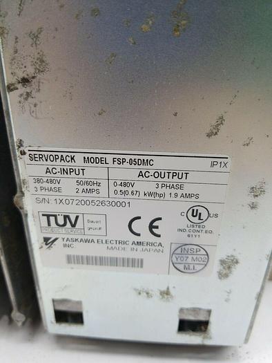 Used Yaskawa servo driver FSP-05DMC