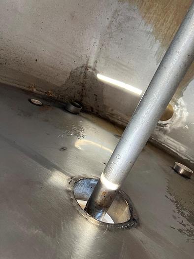 Used Tank, 1,000 Gallon, S/st, Agit, 45-Degree Cone Bottom #S744583