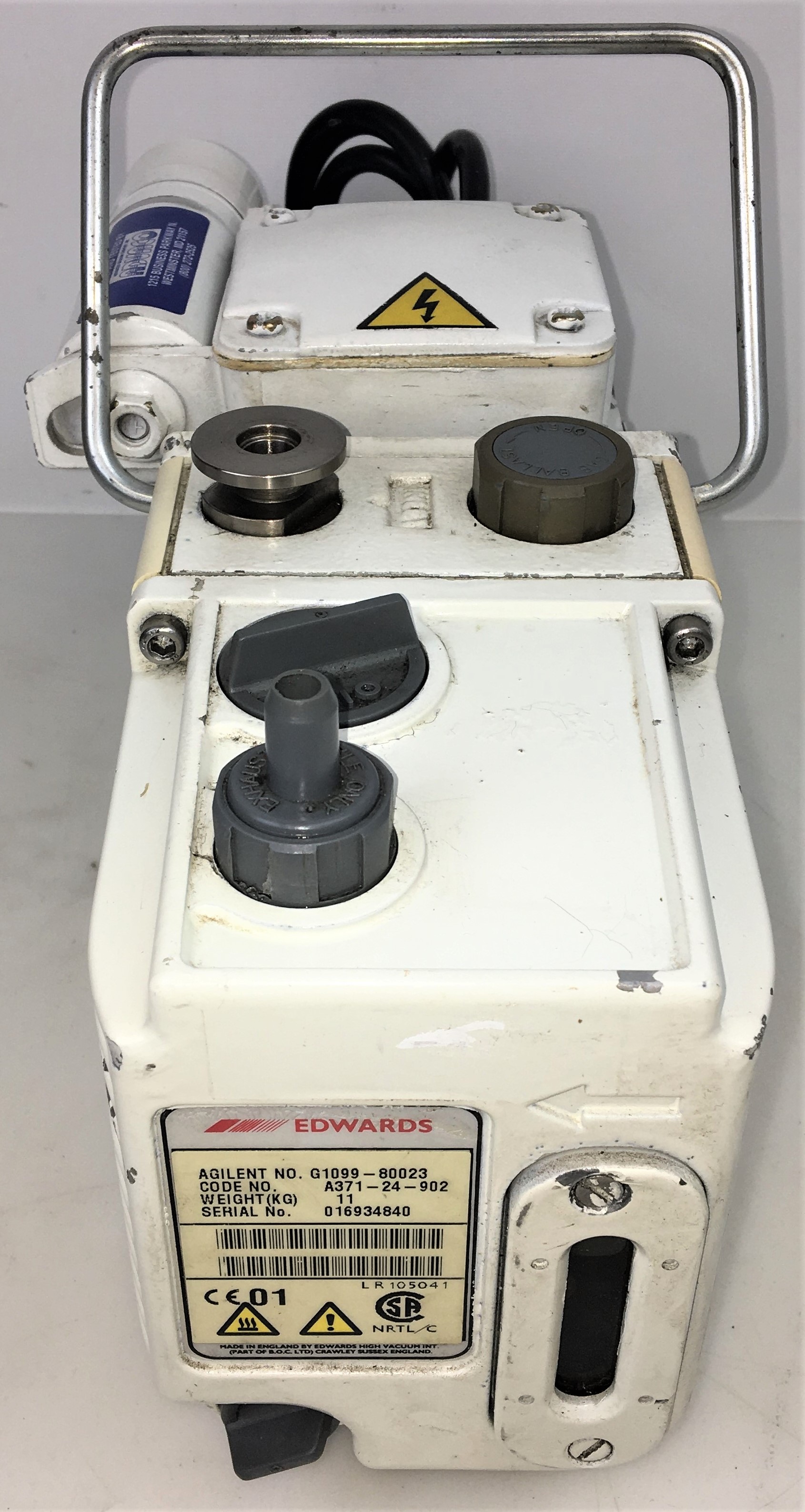 Used Edwards E2M1.5 (Agilent G1099-80023) Rotary Vacuum Pump - 1.2cfm