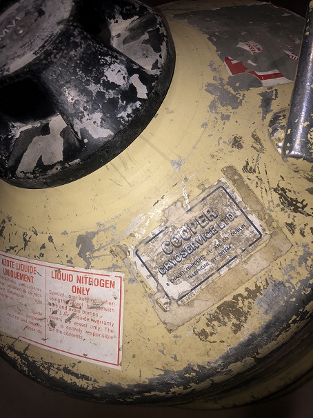 Used BT21 Liquid Nitrogen Vessel