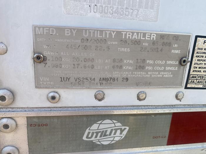 Used 2010 Utility Reefer
