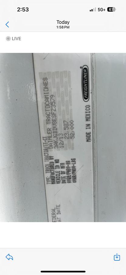 Used 2014 Freightliner Cascadia