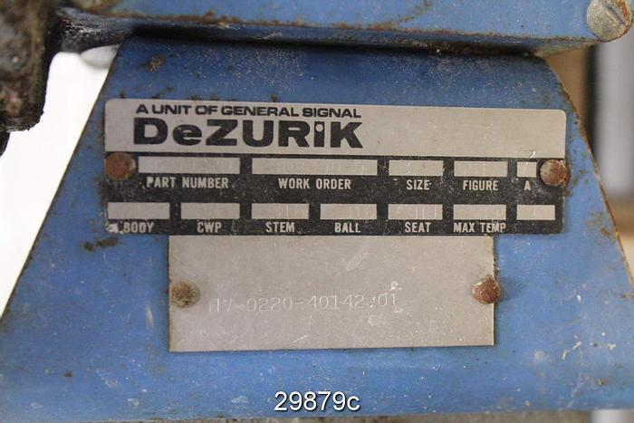 Used Dezurik 9200229 3" V-Ball Control Valve #29879