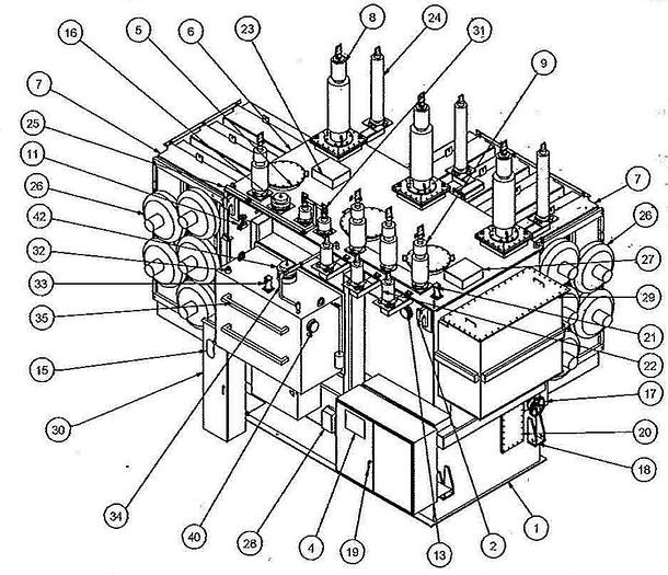 Surplus 2007 VIRGINIA TRANSFORMER 39/52/65 MVA Transformer with Load Tap Changing