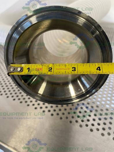 Used Flow Components 93" Flexible Hose w/ 4" Sanitary Fitting