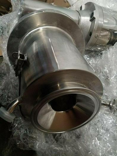 Used Feldmeier Pump with Boston Gear Drive Motor Stainless Steel Pharmaceutical