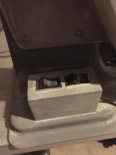 Used 8 QT. P-K LAB TWIN SHELL BLENDER – LUCITE – PIN BAR – #8364