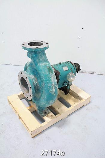 Used Goulds 3196 Goulds 3196, 6X8X15, 6 Vane Impeller, 14.25" Impeller Diameter, Stainless Steel Impeller, Stainless Steel Casing, Stainless Steel Stuffing Box, Stanless Steel Suction Side Plate, Packing. #27174