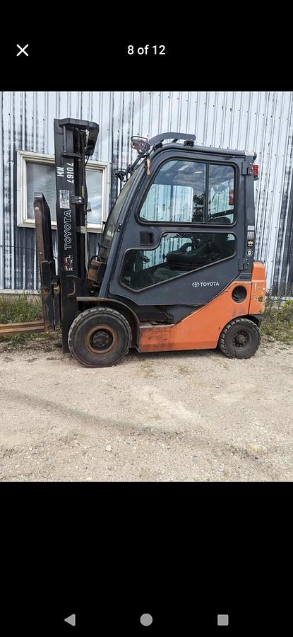 Used 2018 Toyota 8 Series Diesel Forklift