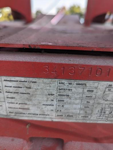 Used Class 4 Rotating Roll Clamp