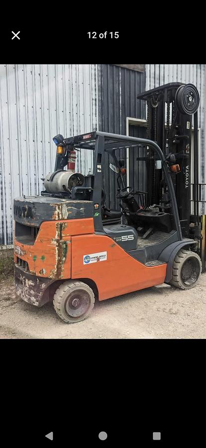 Used 2018 Toyota 12000 lb Boxcar Special Forklift