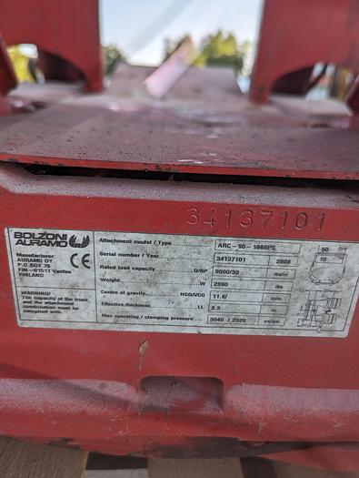 Used Class 4 Rotating Roll Clamp