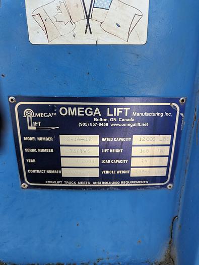 Used 12000 lb 4x4 Diesel Forklift