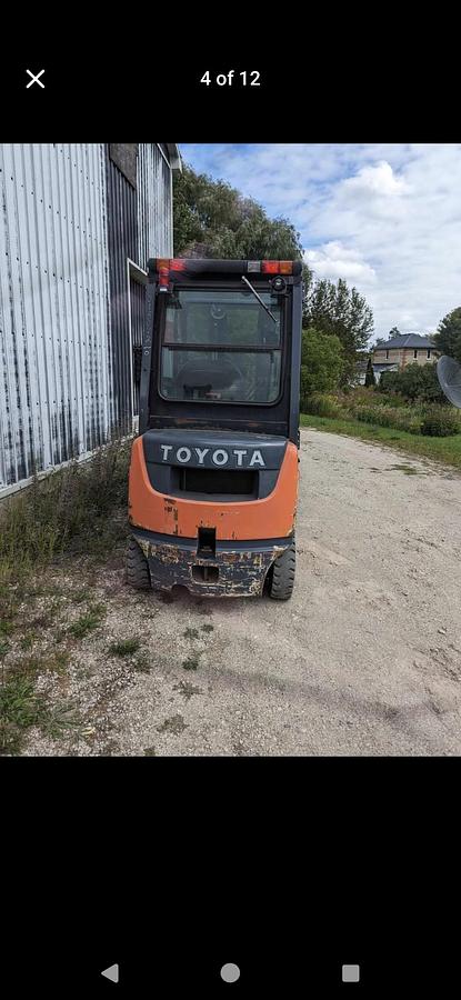 Used 2017 Toyota 8 Series Diesel Forklift