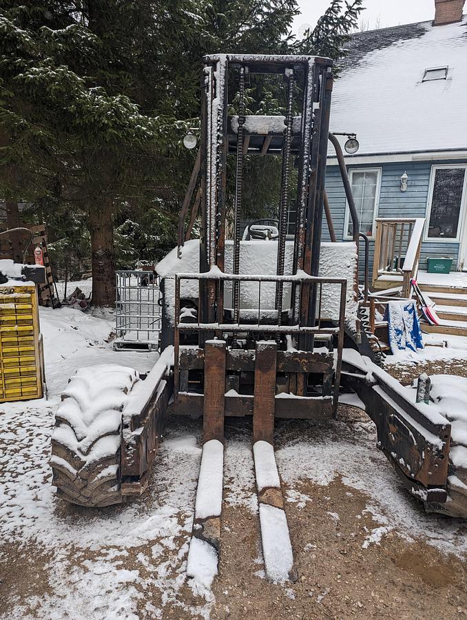 Used 6500 Lb Capacity Diesel Piggyback Moffett Style