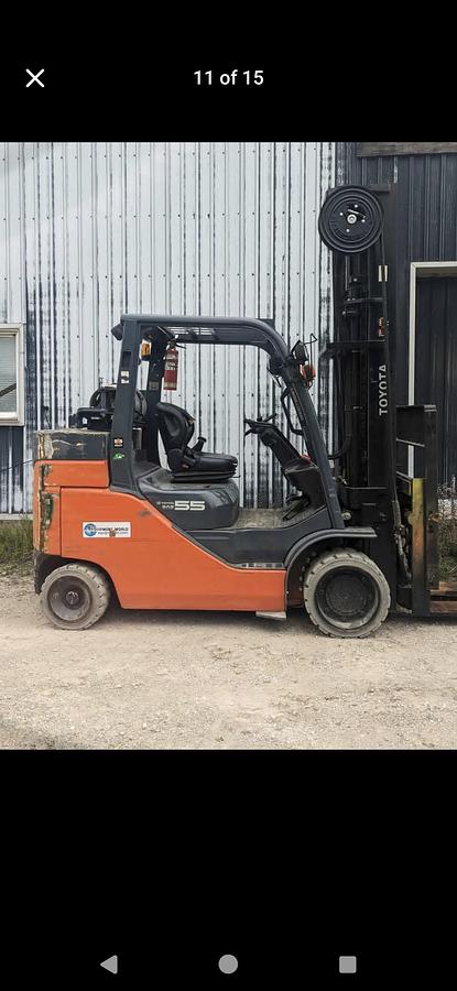 Used 2018 Toyota 12000 lb Boxcar Special Forklift