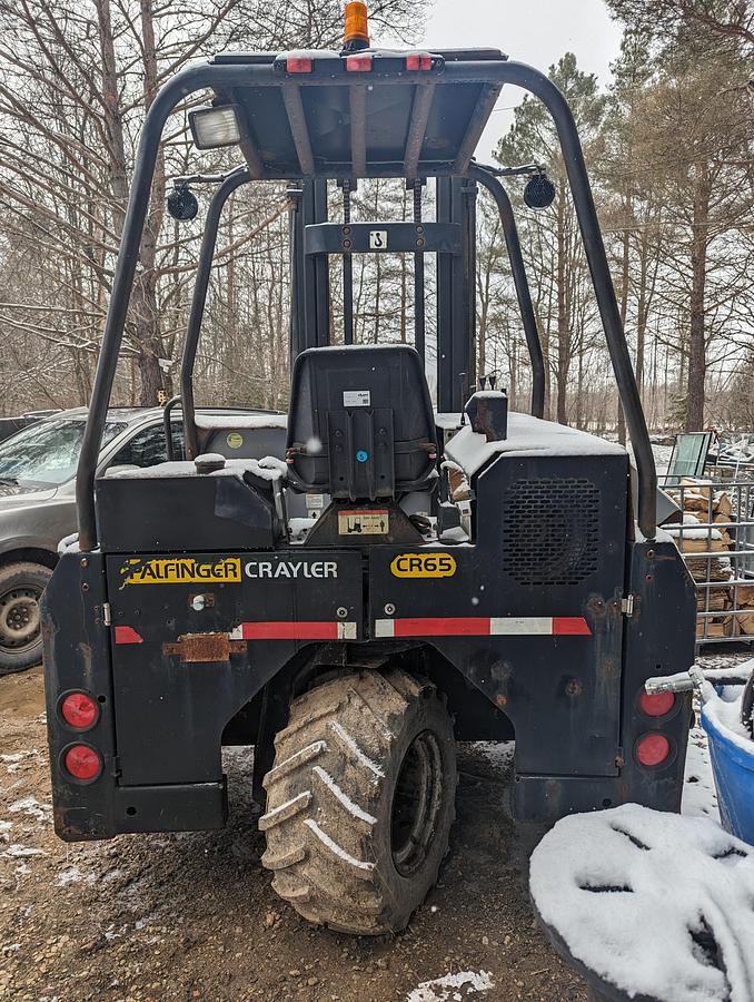 Used 6500 Lb Capacity Diesel Piggyback Moffett Style Forklift