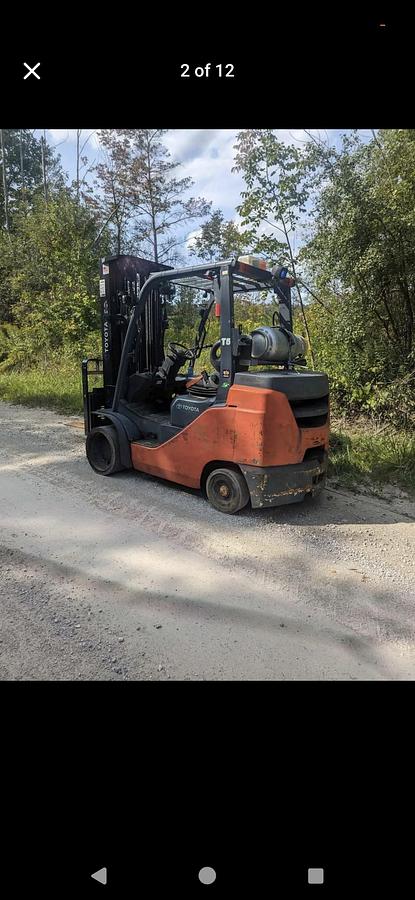 Used 2021 Toyota 8000 Lb Forklift