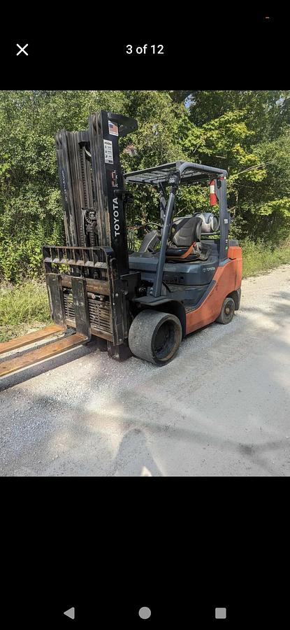 Used 2021 Toyota 8000 Lb Forklift