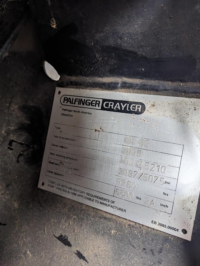 Used 6500 Lb Capacity Diesel Piggyback Moffett Style Forklift