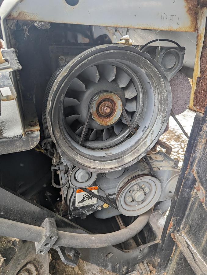 Used 6500 Lb Capacity Diesel Piggyback Moffett Style Forklift