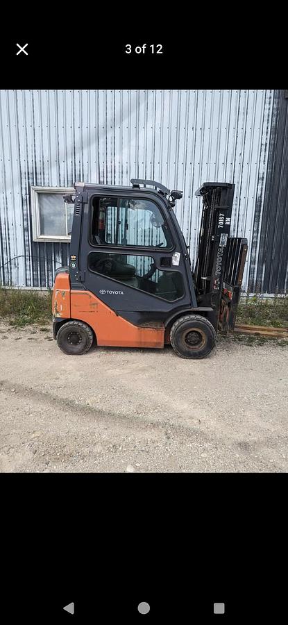 Used 2017 Toyota 8 Series Diesel Forklift