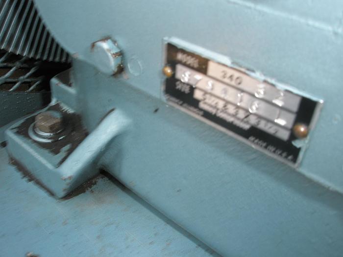 Used Compressor, Air, 7.50 HP, Quincy, Mdl 34032, Reciprocating, #S735453