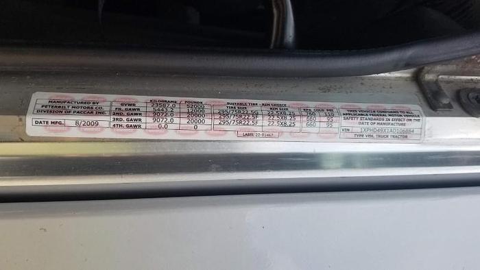 Used 2010 Peterbilt 386