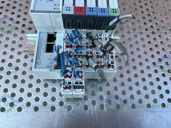 Used Turck  BL20-E-GW-EN Ethernet Gateway w/ Turck BL20-2AOH-I Electronic Module