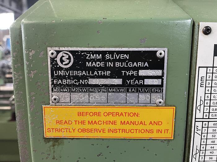 Buone Tornio Parallelo ZMM SLIVEN CU 500 MT