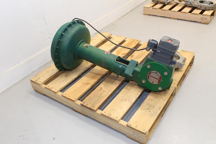 Used FISHER TYPE 8560 8" AIR OPERATED BUTTERFLY VALVE