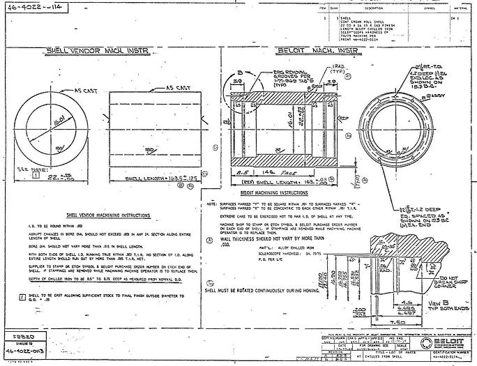 Used Beloit  Two Roll Calender With Control Crown Roll, 146" Face Width, 1200 Pli, Shell O.D. 22", Shell I.D. 16", With Hydraulic Plant. #26622