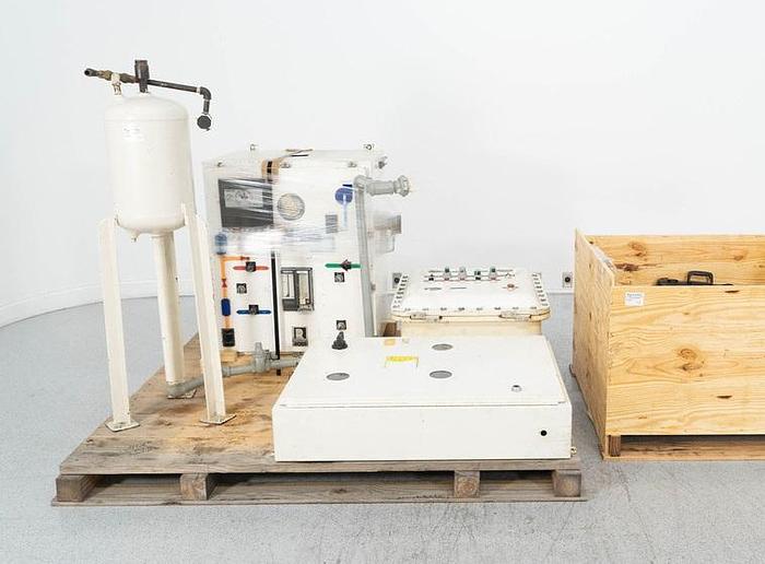 Used 10 GALLON ROSS TRIPLE SHAFT MIXER - MODEL PVM-10 - S/S - VACUUM - JACKETED