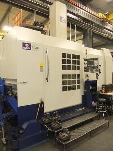 Used 2014 Honor Seiki VL-125C Double Column Vertical Turning Center