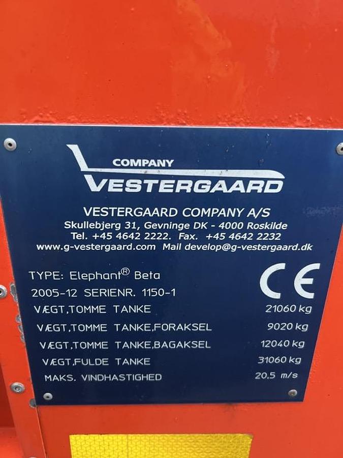 Standard VESTERGAARD ELEPHANT-BETA