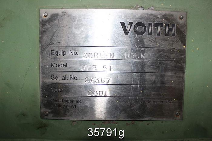 Used Voith STR 5F Drum Screen #35791