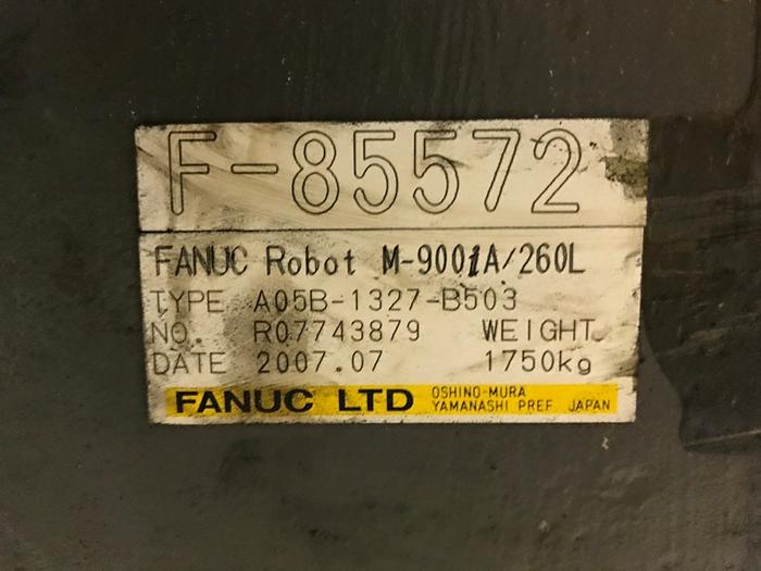 Used FANUC M900iA/260L 6 AXIS CNC ROBOT WITH R30iA CONTROLLER