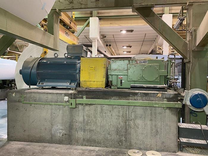 Used 135" (3450MM) VALMET WINDRUM TWO DRUM WINDER