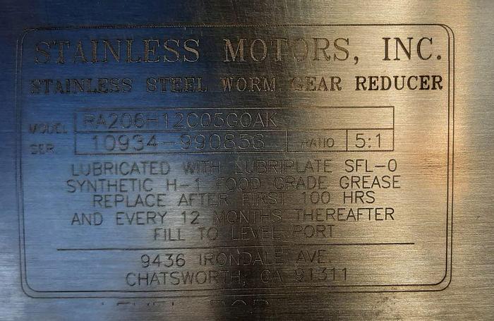 Used Reactor, 793 Gallon, 316L S/st, Jkt, 50 PSI, Agit, A #S744212