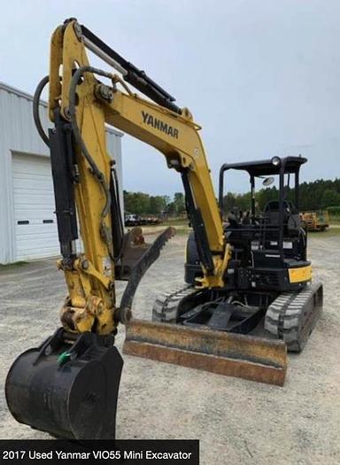 Used 2017 Yanmar VIO55-6A Mini Excavator