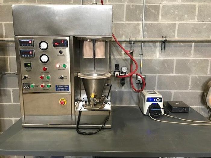 Used ACT LAB / BENCH SCALE FLUID BED COATER, GRANULATOR, DRYER, REACTOR (#9394)