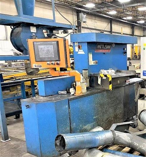 Used 2012 METLSAW HIGH PRODUCTION PRECISION 1’ CUTOFF SAW - CS1-T8 for 20’ NONFEROUS