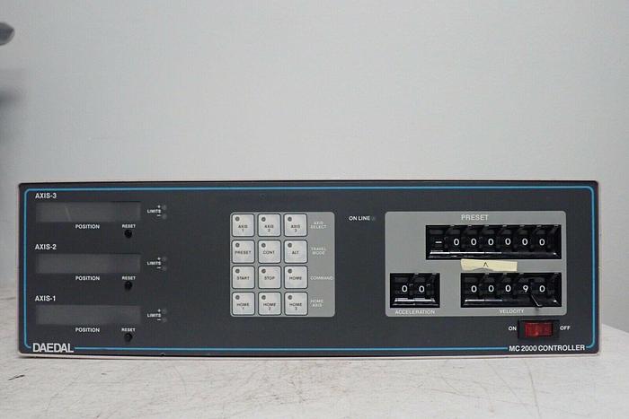 Used Daedal Model MC2002-0020 MC 2000 Controller