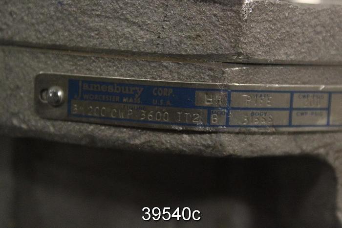 Used Jamesbury 3" Manual Ball Valve, Victaulic Fit, 3 200 CWP 3600 TT2 #39540
