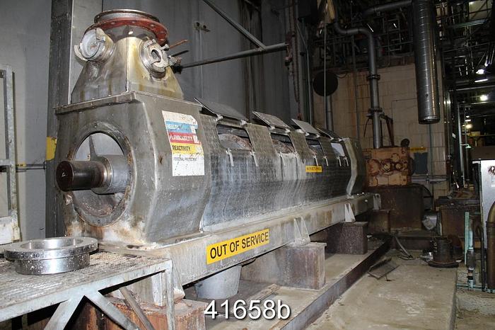 Used Thune SP45L Screw Press, Stainless Steel #41658