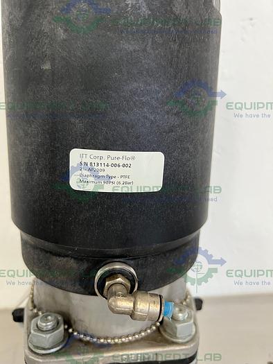 Used ITT Pure-Flo  AP2009  Stainless Steel Diaphragm Valve w/ 2" Sanitary Fitting